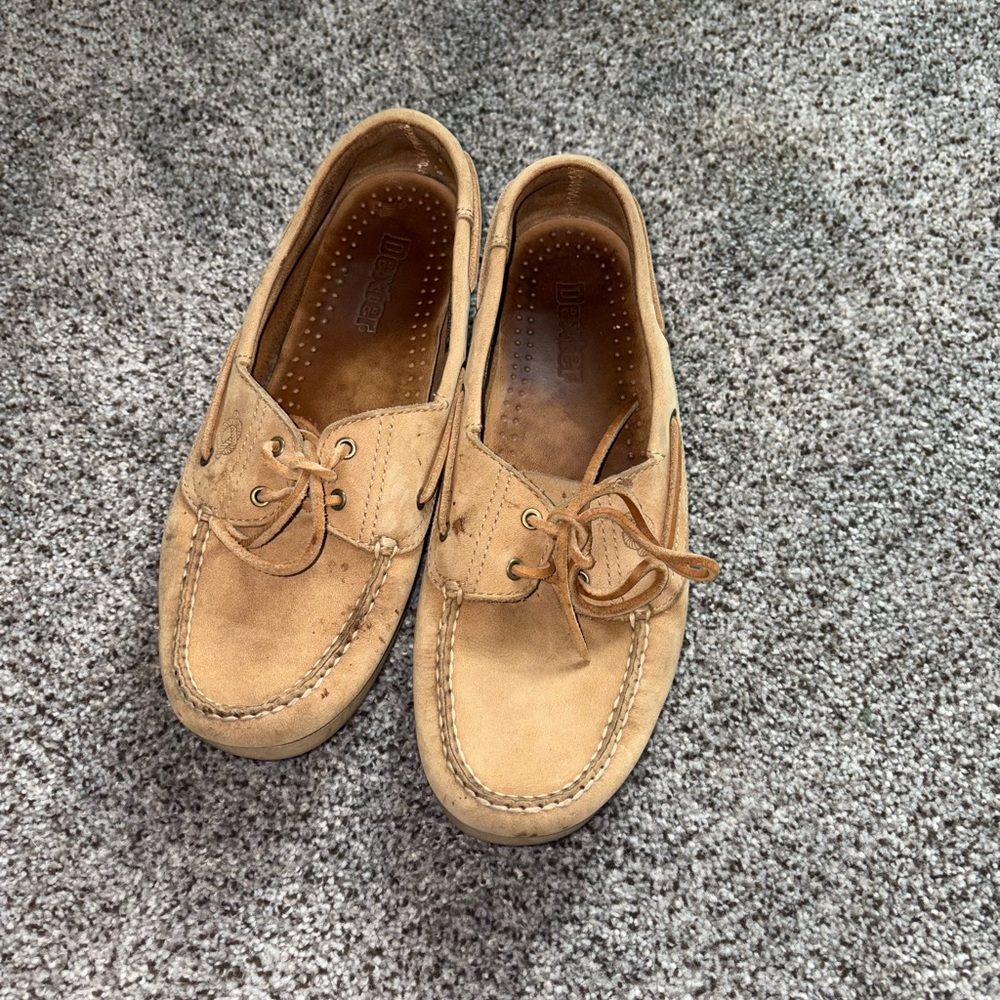 Dexter Tan Leather Boat Shoes